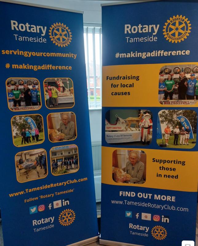 New Banners for Tameside Rotary Tameside Rotary